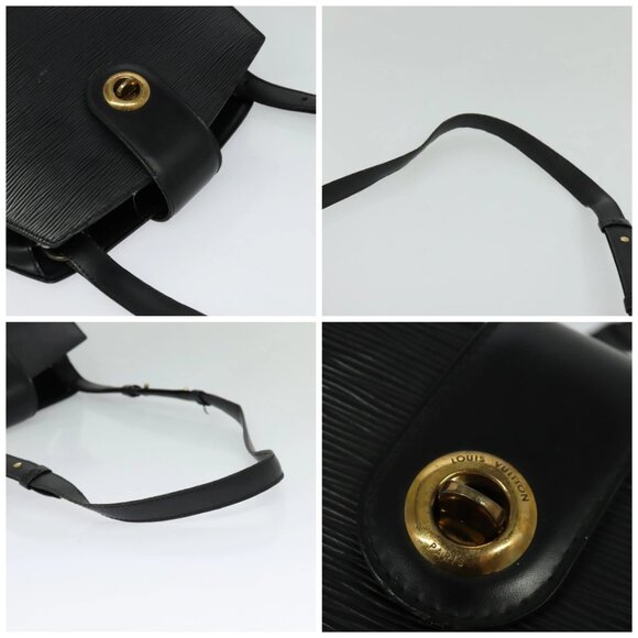LOUIS VUITTON Epi Cluny Shoulder Bag Black M52252 LV Auth 115278 - Picture 16 of 16
